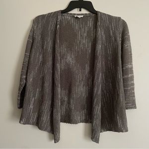 Pure Jill  Women’s Open front cardigan Sweater Mixed color Sweater size Small